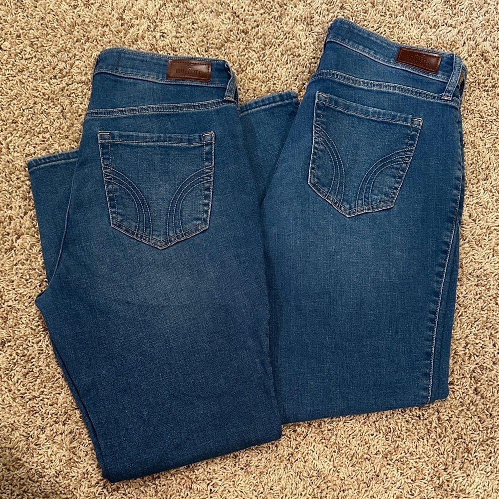 2 Pair Bundle! Hollister High-Rise Super Skinny Women's Jeans